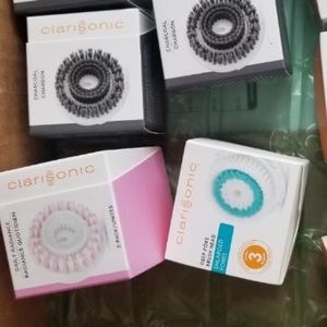 Two clarisonic brush heads